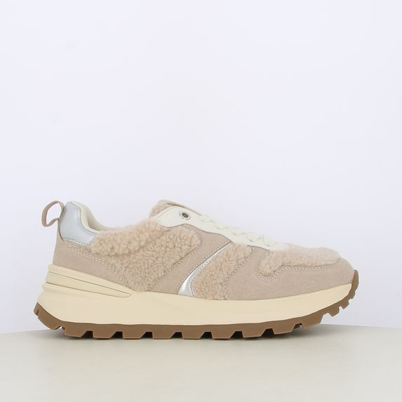 Sneakers da donna con dettaglio pelliccia