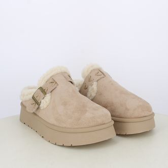 Sabot da donna con pelliccia