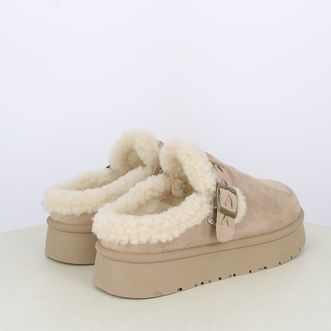 Sabot da donna con pelliccia