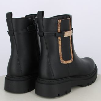 Stivaletti da donna con elastico dettaglio geo classic
